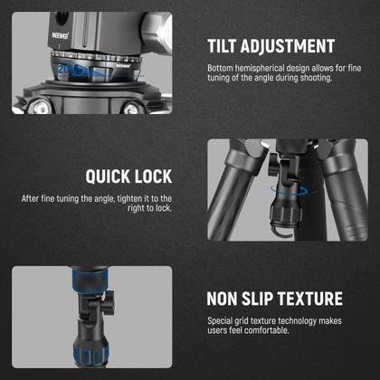 Imagem de Adaptador de nivelamento Neewer GM004 para tripé/cabeça de fluido de 25 kg