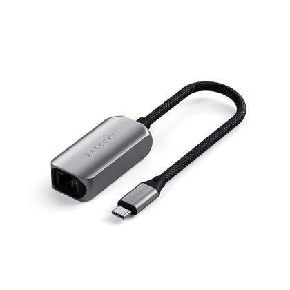 Imagem de Adaptador de Rede Satechi Gigabit Ethernet, USB-C 2.5, Cinza - ST-AE25M