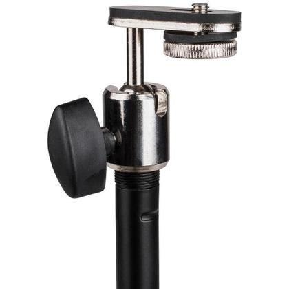 Imagem de Adaptador De Rosca c/esfera P/pedestal- 5/8" p/ 1/4" gravador zoom H1n,H2n/H4n ,H5/H6  em pedestal