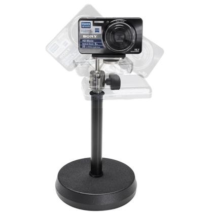 Imagem de Adaptador De Rosca c/esfera P/pedestal- 5/8" p/ 1/4" gravador zoom H1n,H2n/H4n ,H5/H6  em pedestal