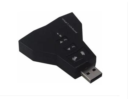 Imagem de Adaptador De Som Audio Usb 7.1 Para Pc/Ps3/Notebook Headset