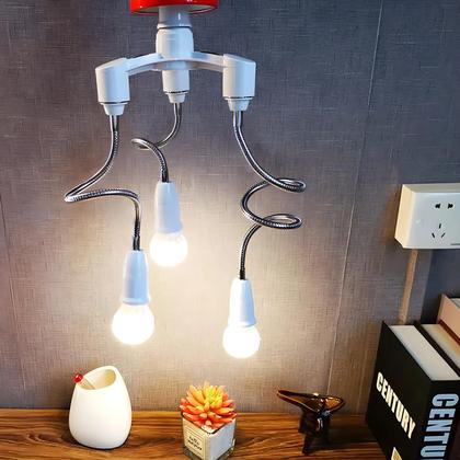 Imagem de Adaptador de Soquete para Lâmpada LED E27 - 2 em 1, 3 em 1, 4 em 1, 5 em 1 e 6 em 1