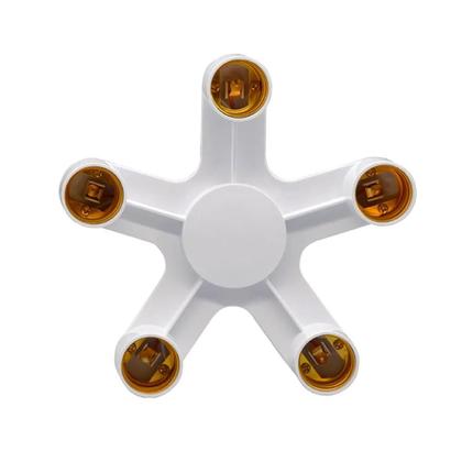 Imagem de Adaptador de Soquete para Lâmpada LED E27 - 2 em 1, 3 em 1, 4 em 1, 5 em 1 e 6 em 1