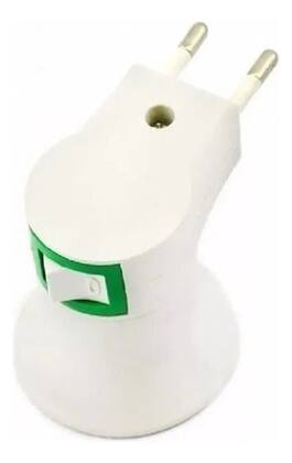 Imagem de Adaptador de Tomada E27 para Lâmpadas - Praticidade e Facilidade na Instalação