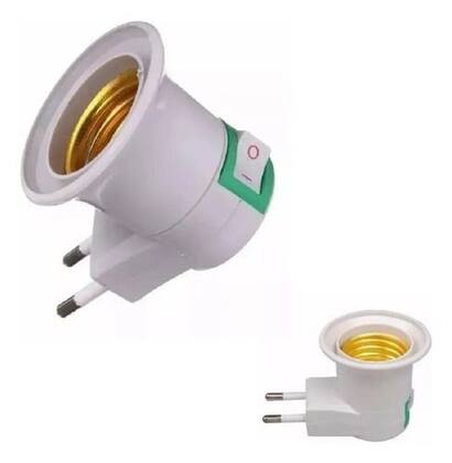 Imagem de Adaptador de Tomada E27 para Lâmpadas - Praticidade e Facilidade na Instalação
