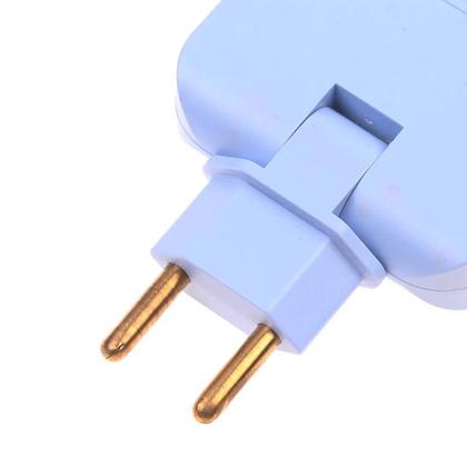 Imagem de Adaptador de Tomada Elétrica Ajustável UE com USB - Conversor de Carregamento