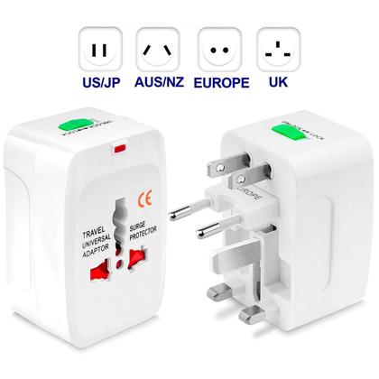 Imagem de Adaptador De Tomada Universal Padrão Internacional Europeu