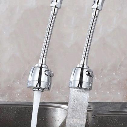 Imagem de Adaptador De Torneira Giratorio Difusor Bico Aerador 360 Cromado