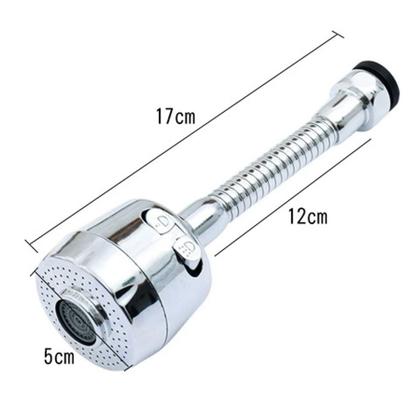 Imagem de Adaptador De Torneira Giratorio Difusor Bico Aerador 360 Cromado