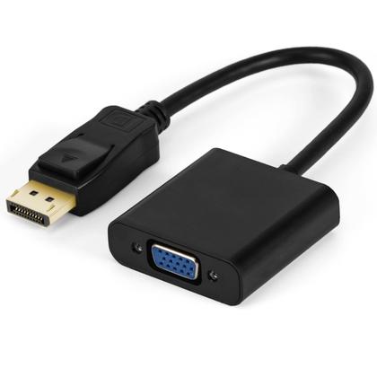 Imagem de Adaptador DisplayPort para VGA Conversor FEMORO 1080P - Preto