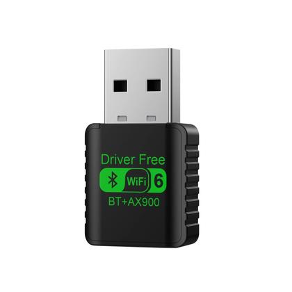 Imagem de Adaptador Dongle USB WiFi6 Bluetooth 54 Dual Band 24G 5G AX900 Receptor De Rede Sem Fio Para Win10