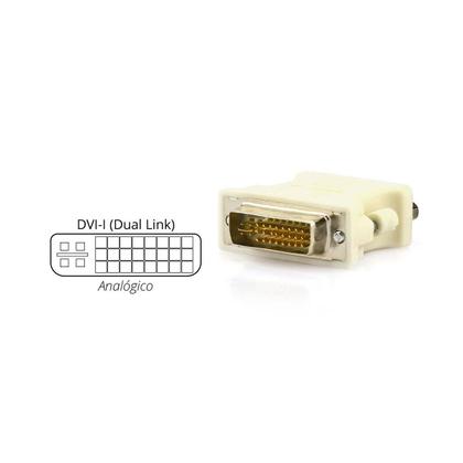 Imagem de Adaptador DVI-I (24+5) para VGA