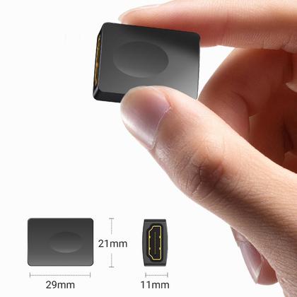 Imagem de Adaptador Extensor Fêmea X Fêmea Gold Para Cabo Hdmi - Mxt