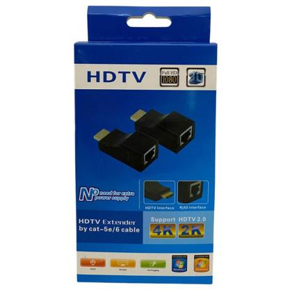 Imagem de Adaptador Extensor HDMI RJ45 1 VIA 30M