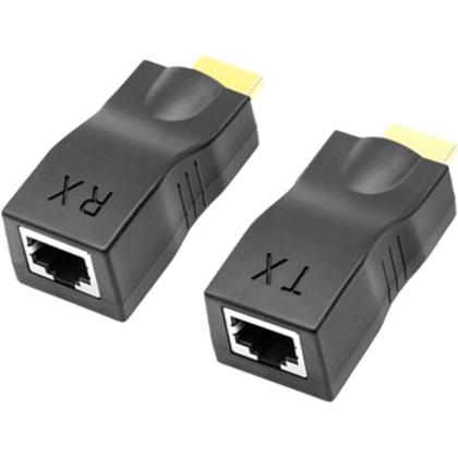 Imagem de Adaptador Extensor HDMI RJ45 1 VIA 30M
