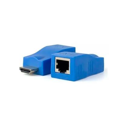 Imagem de Adaptador Extensor Hdmi via cabo Rj45 Até 30 Metros