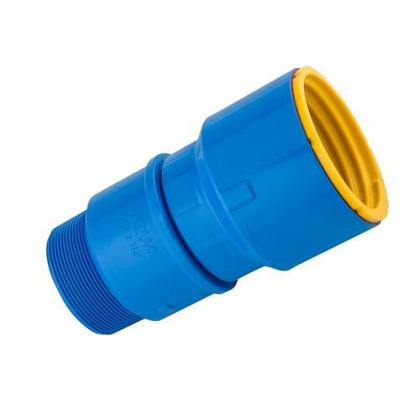 Imagem de Adaptador fêmea engate rápido roscável 3'' azul viqua