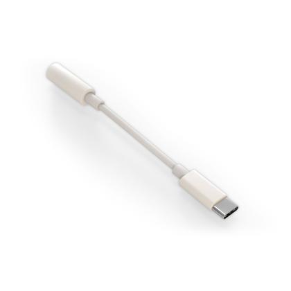 Imagem de Adaptador fone de ouvido Android Samsung Motorola Xiaomi USB-C para P2 3.5mm branco