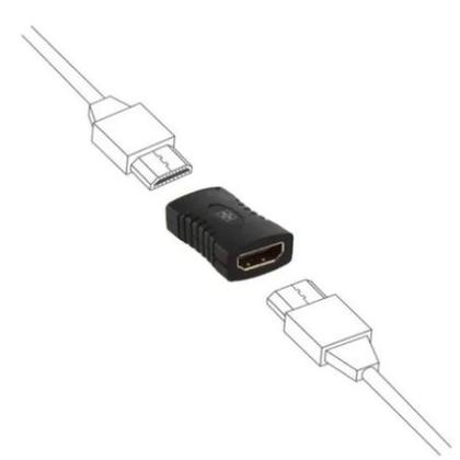 Imagem de Adaptador Hdmi Femea X Femea Emenda Extensor Conector Cabo