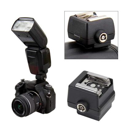 Imagem de Adaptador Hot Shoe Diyeeni Flash Mini Hot Shoe Converter Sony