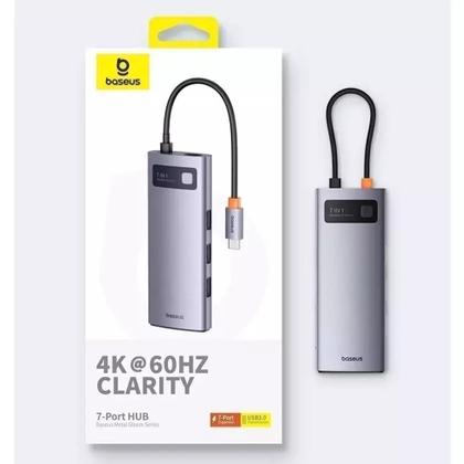 Imagem de Adaptador Hub USB 7 em 1 - Doca Tipo-C HDMI para notebook Pro/Air M1/M2