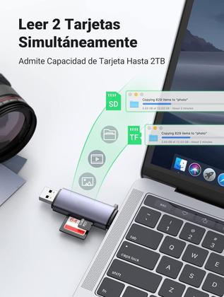 Imagem de Adaptador Leitor De Cartão Memória Sd (2 Em 1) Usb C Usb 3.0