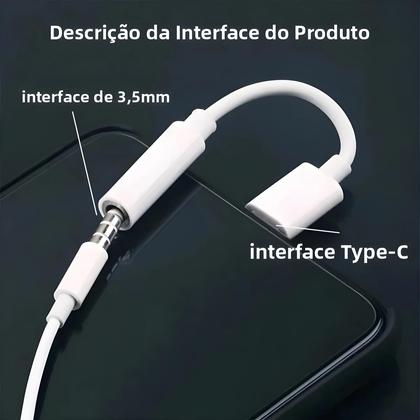 Imagem de Adaptador Lightning Para 3.5mm Aux Para iPhone 14 13 12 11 Pro, Divisor De Áudio, Cabo Para Fone De