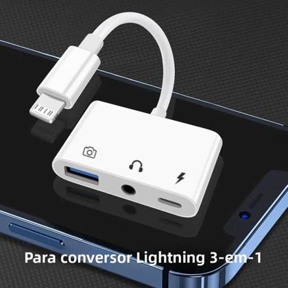 Imagem de Adaptador Lightning Para USB 30 Jack De 35mm Para iPhone 14 13 12 11 pro XS Max XR X iPad Byscoon