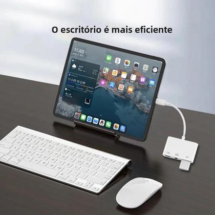 Imagem de Adaptador Lightning Para USB 30 Jack De 35mm Para iPhone 14 13 12 11 pro XS Max XR X iPad Byscoon