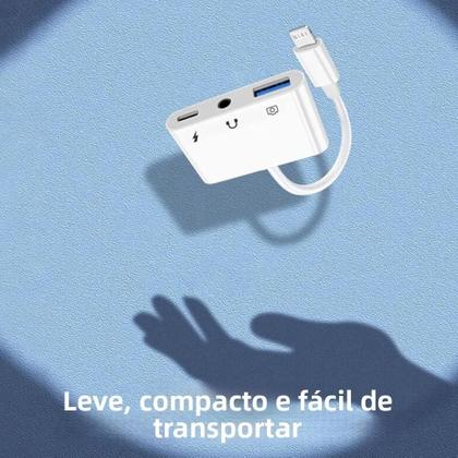 Imagem de Adaptador Lightning Para USB 30 Jack De 35mm Para iPhone 14 13 12 11 pro XS Max XR X iPad Byscoon