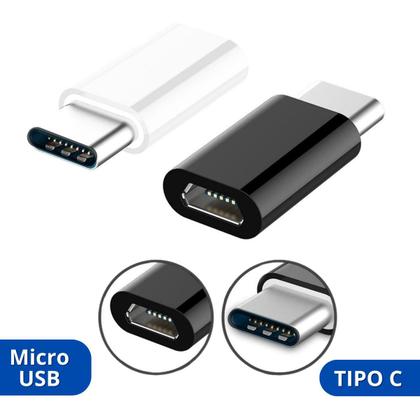 Imagem de Adaptador Micro Usb 2.1 P/ Tipo C Macho Celular Tablet Mouse