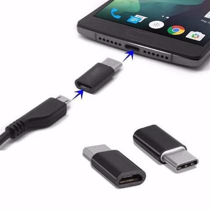 Imagem de Adaptador Micro USB Femea para Tipo C Macho CHARGING