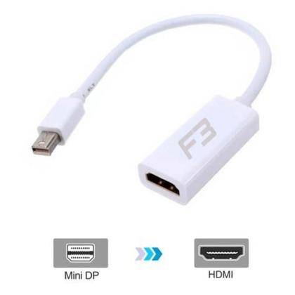 Imagem de Adaptador Mini Displayport Macho Para Hdmi Femea F3 Jc-Mhmi