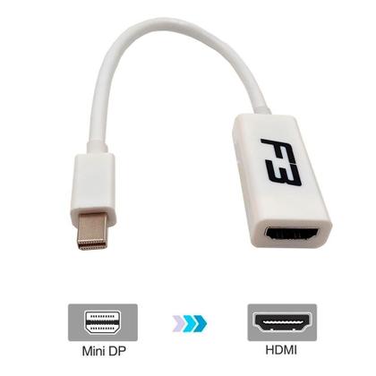Imagem de Adaptador Mini Displayport para HDMI, F3, Branco- JC-MHMI