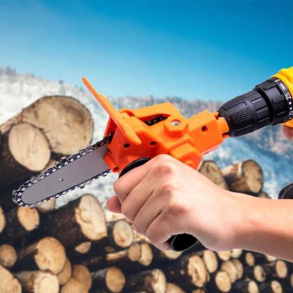 Imagem de Adaptador Mini Motosserra Elétrica Portátil Para Furadeira Parafusadeira