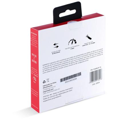 Imagem de Adaptador OTG Tipo C para USB a 3.0 para Celular Smartphone 15 CM Preto - P3AMUP-15