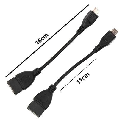 Imagem de Adaptador OTG USB Fêmea para Micro USB V8 Macho 10Uni
