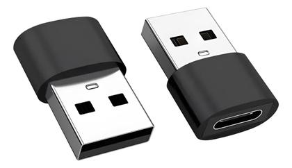 Imagem de Adaptador OTG USB Macho para USBC Fêmea em Metal Durável Premium
