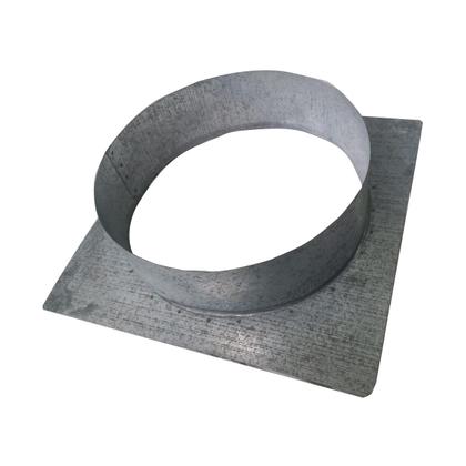 Imagem de Adaptador P/ Duto 12 35x35 Galvanizado Chaminé e Dutos
