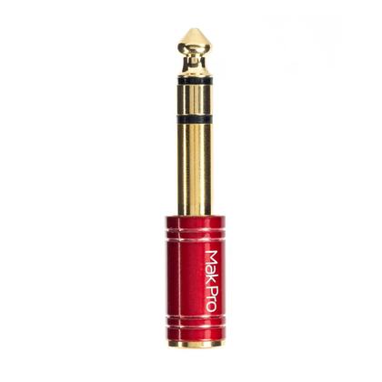 Imagem de Adaptador P2 Fêmea para P10 Estéreo Macho Vermelho