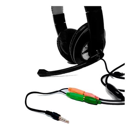 Imagem de Adaptador P3 Macho Para P2 Fone Headset Microfone Console