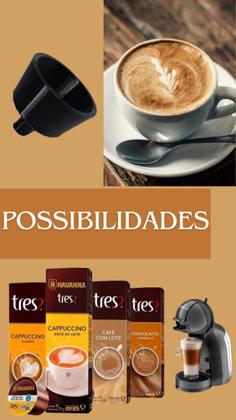 Imagem de Adaptador para Cafeteira Dolce gusto para usar Cápsulas 3 Corações