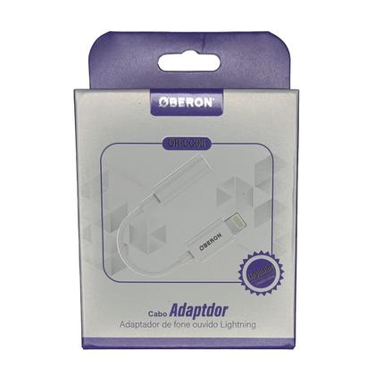 Imagem de Adaptador Para Fone Ouvido Lightning Ios p/ P2 3,5mm Auxiliar Compatível com Iphone