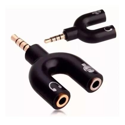 Imagem de Adaptador Para Headset Fone + Microfone No Celular