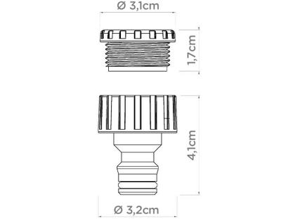 Imagem de Adaptador Para Mangueira de Jardim Tramontina