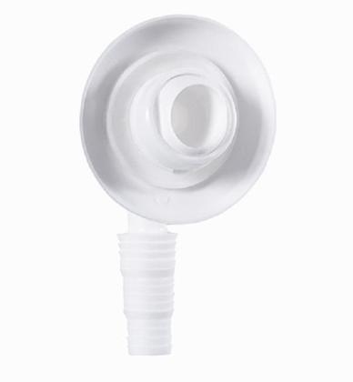 Imagem de Adaptador Para Saída De Máquina De Lavar Roupa Branco Cano Esgoto Ralo Astra Amlr1