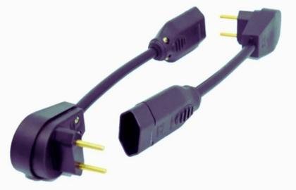 Imagem de Adaptador Para Tomada 90 Graus 10/20a