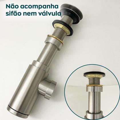 Imagem de Adaptador Para Válvula Rosca 7/8 Para Sifão Copo 1 1/4 Metal Encaixe Ralo Pia Cuba Banheiro Lavabo