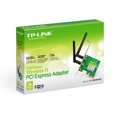 Imagem de Adaptador PCI Express Wireless N de 300 Mbps TL-WN881ND TP-Link