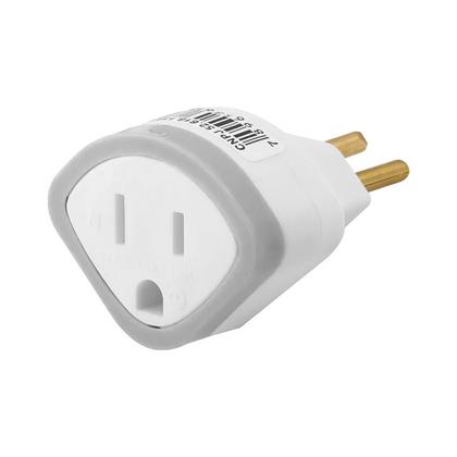 Imagem de Adaptador Pino Chato 3 Pinos 2p + T 10a/250v Branco Dn1630 - PC / 12